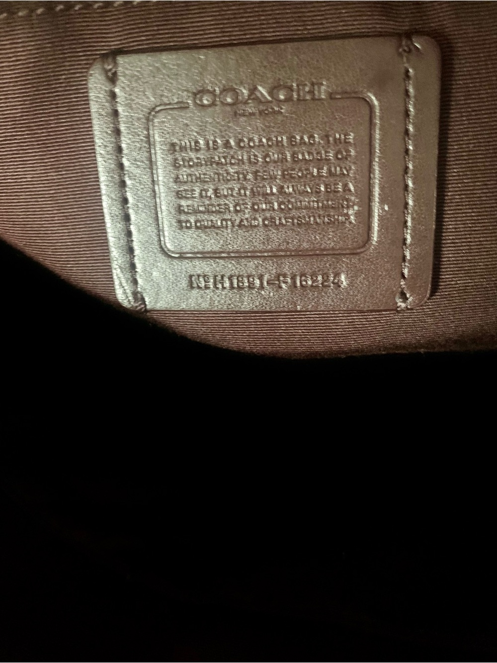 RARE Coach Metallic Fuchsia  City Tote with HARD TO FIND - Picture 7 of 8